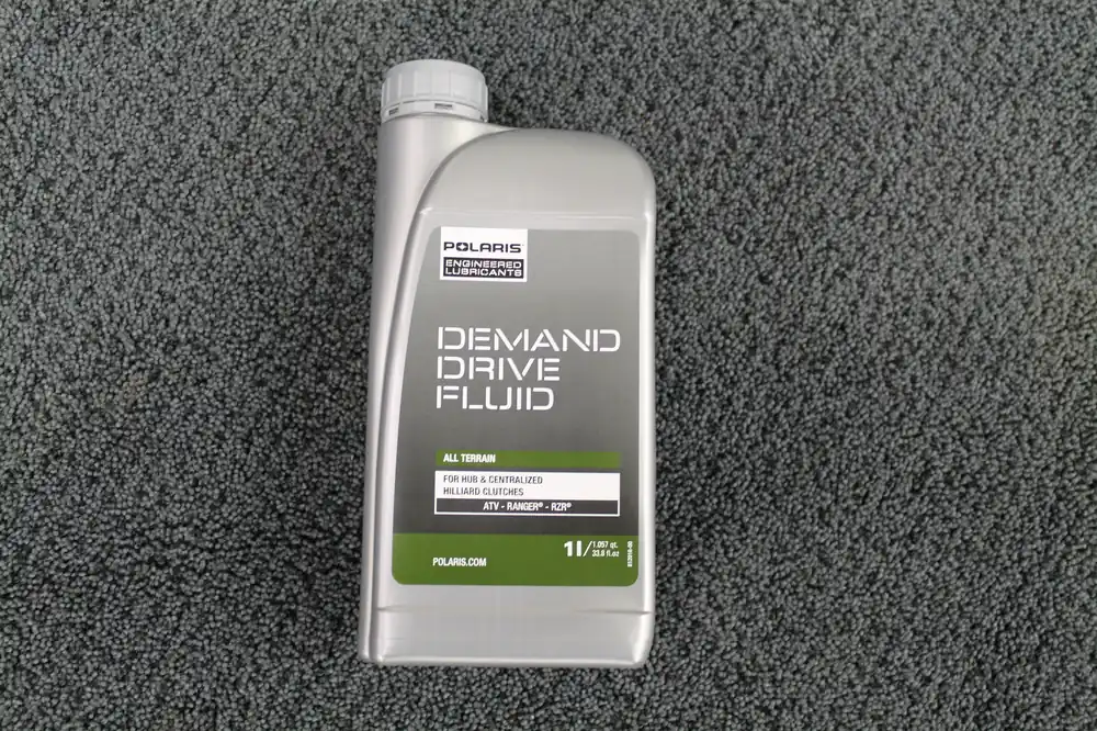 Demand drive fluid, etuperäöly Poisto