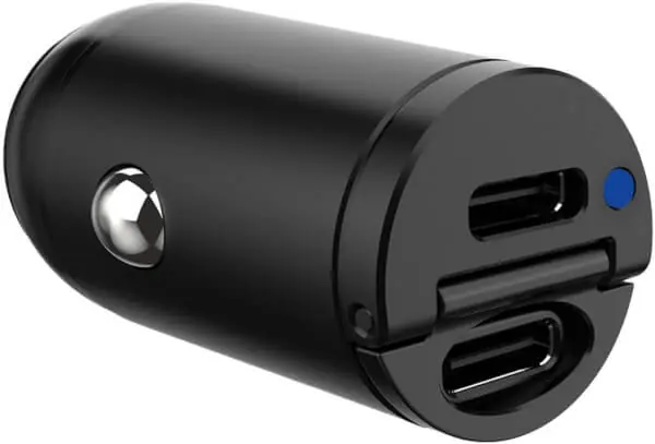 Autolaturi CC MINI 2 x USB-C, Celly đ Pikatoimitus