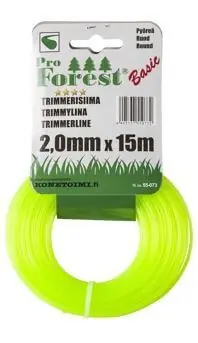 Trimmerisiima 2,0 mm / 15 m 🙂 Turvallinen Maksu