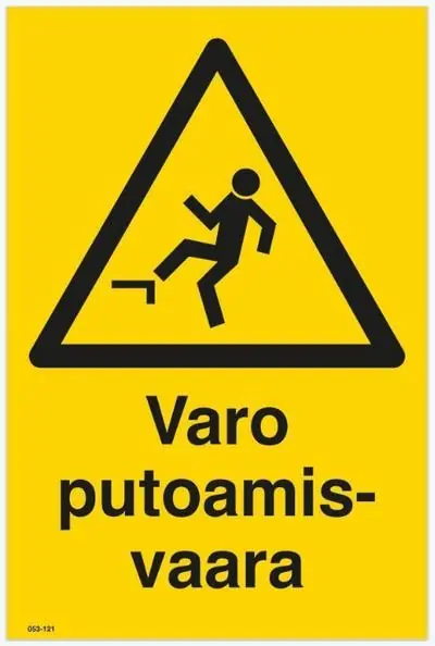 Päivän Tarjous Varoituskilpi - Varo putoamisvaara 🙂
