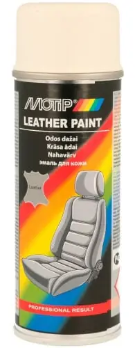 Erikoistarjous Nahkamaali spray valkoinen RAL 9016, 200 ml, Motip đ
