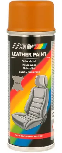 Nahkamaali spray ruskea RAL 8001, 200 ml, Motip 🙂 Sertifioitu