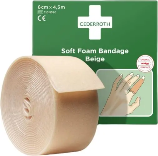 Flash-Tarjous Soft-laastari 6 cm x 4,5 m, beige, Cederroth đ