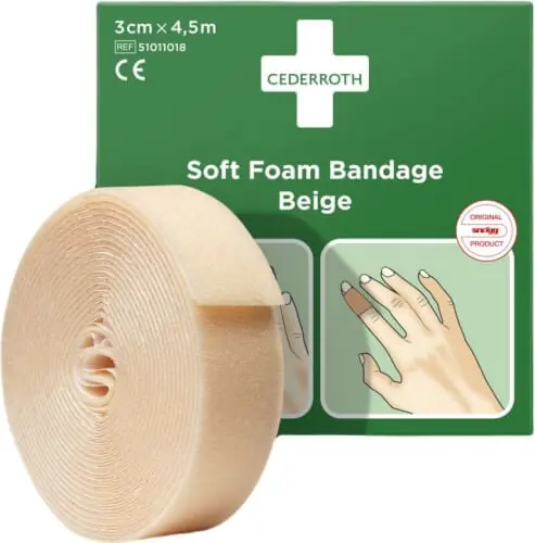 Merkkituote Soft-laastari 3 cm x 4,5 m, beige, Cederroth đ