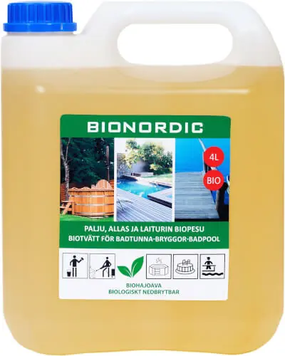 Viimeinen Mahdollisuus Laiturien ja paljujen pesuaine, 4 l, Bionordic đ