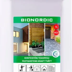 Kiinteistön tehopesu, 5 l, Bionordic 🙂 Korkea Laatu