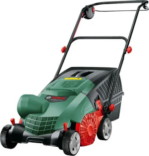 Tehdashinta Sähkökäyttöinen nurmikonilmaaja Verticut 1100, Bosch 🙂