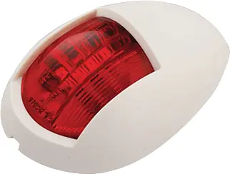 Turvallinen Maksu Navigointivalo punainen, valkoinen runko, LED Autolamps 🙂