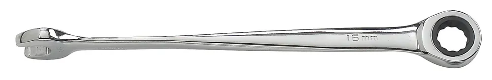 Pitkä, taivutettu räikkälenkkiavain X-Beam Räikkälenkkiavain 16 mm - pituus 260 mm, GearWrench 🙂 Tilaa Heti
