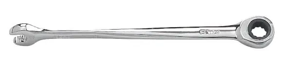 Edullinen Pitkä, taivutettu räikkälenkkiavain X-Beam Räikkälenkkiavain 19 mm - pituus 305 mm, GearWrench 🙂