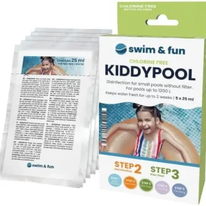 Ilmainen Palautus Klooriton vedenhoitoaine KiddyPool, Swim & Fun 🙂