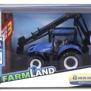 Lelu New Holland T7.315 metsätraktori ja puutavarakuormaaja (1 64), Bburago 🙂 Edullinen