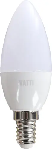 Led kynttilälamppu E14, 470 lm, 4 kpl, Vatti 🙂 Pikatoimitus