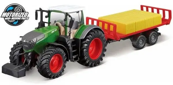 Osta Nyt Lelu Fendt 1050 Vario traktori ja paalikärry (1 64), Bburago 🙂