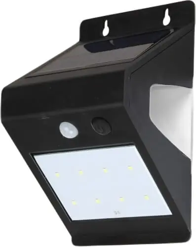 Erikoistarjous Aurinkokenno led-valaisin liiketunnistimella, musta, Lumio Lights đ