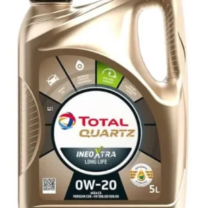 Moottoriöljy Quartz Ineo Xtra Long Life 0W-20, 5 l, Total 🙂 Superhinta