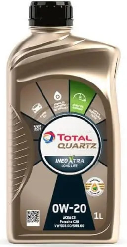 Alkuperäinen Moottoriöljy Quartz Ineo Xtra Long Life 0W-20, 1 l, Total 🙂