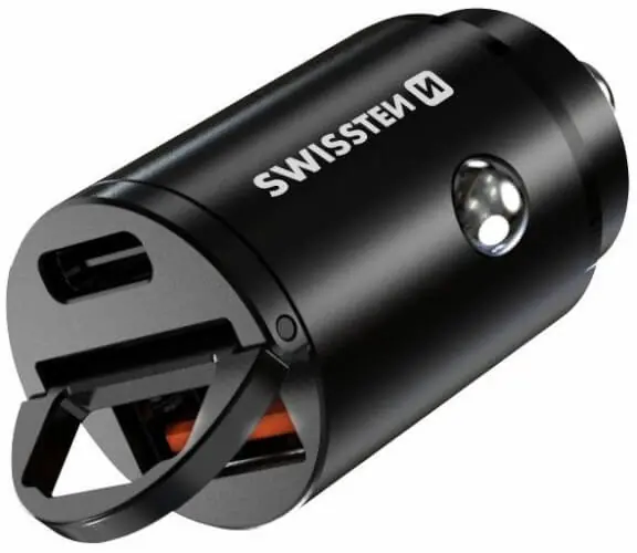 Uusi Malli USB-autolaturi Nano 30 W, Swissten 🙂