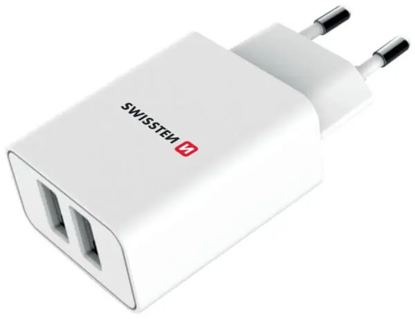 Korkea Laatu Matkapuhelimen laturi + USB-C kaapeli, 10 W, Swissten đ