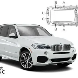 Aito Häikäisysuojasarja BMW X5 F15, 5 ovinen (2014-2017), Car Shades 🙂