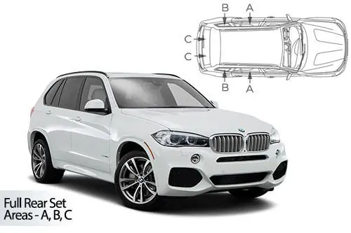 Aito Häikäisysuojasarja BMW X5 F15, 5 ovinen (2014-2017), Car Shades 🙂