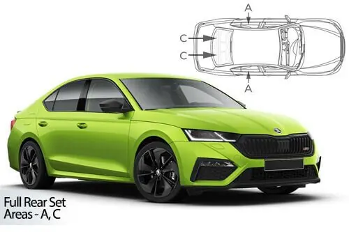 Aito Häikäisysuojasarja Skoda Octavia, 5 ovinen (2020➟), Car Shades 🙂