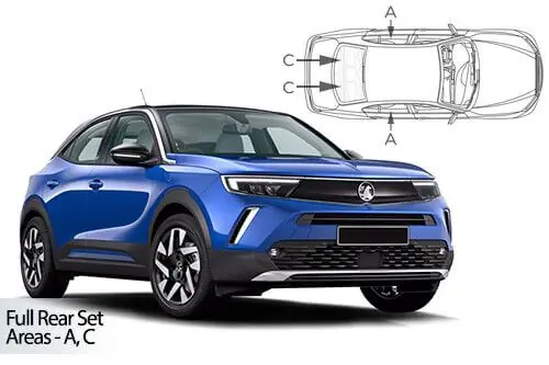Tarjoushinta Häikäisysuojasarja Opel Mokka, 5 ovinen (2020➟), Car Shades 🙂