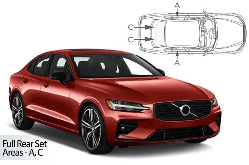 Häikäisysuojasarja Volvo S60, 4 ovinen (2018➟), Car Shades 🙂 Kuuma Tarjous