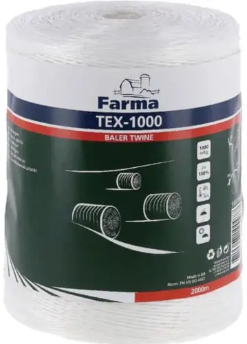 Edullinen Paalauslanka, 1000 m/kg, 4 kg, Farma đ