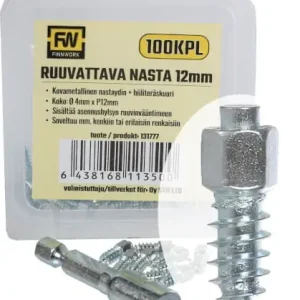 Viikonlopputarjous Jäänasta 12 x 4 mm, 100 kpl (mopo, trukki, motocross), Finnwork 🙂