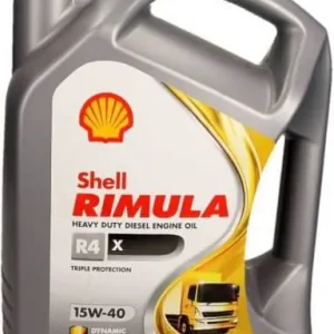 Viimeinen Mahdollisuus Moottoriöljy Rimula R4 X, 15W-40, 5 l, Shell 🙂