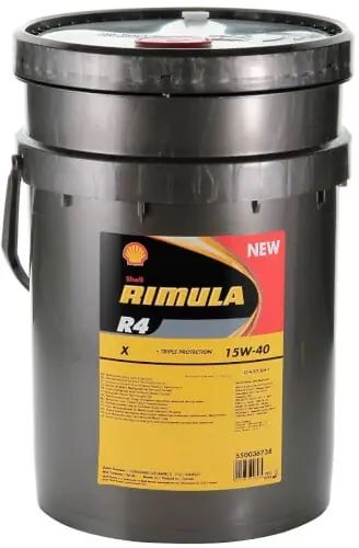 Moottoriöljy Rimula R4X 15W-40, 20 l, Shell 🙂 Suosittu