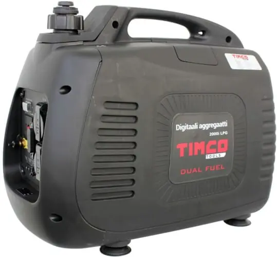 Pakollinen (Must-Have) Aggregaatti 2000i Dual Fuel (1,7 kW), Timco 🙂