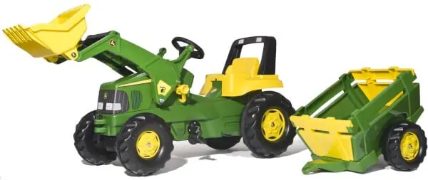 John Deere polkutraktori etukuormaajalla ja peräkärry, Rolly Toys 🙂 Viimeinen Mahdollisuus