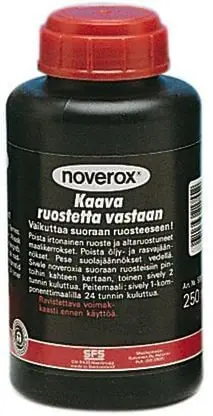 Ruosteenestoaine 250 ml, Noverox 🙂 Uusi Malli