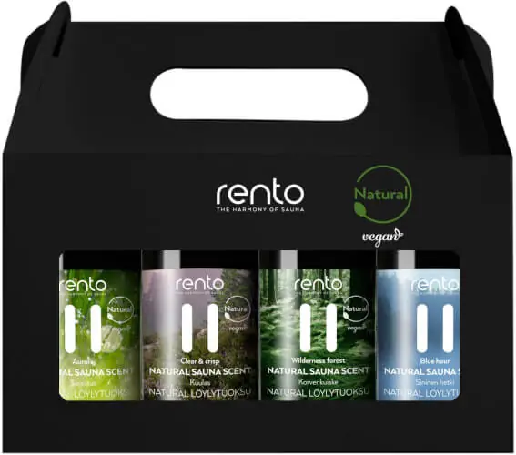 Löylytuoksu lahjapakkaus Natural 4 x 100 ml, Rento 🙂 Nopea Toimitus