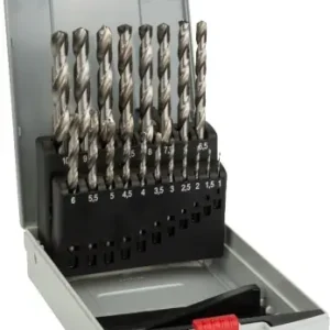 Tehdashinta Metalliporanteräsarja, 19 -osainen HSSG 1-10 mm, Bosch 🙂