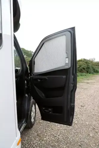Tehdashinta Sivuikkunan pimennysverho oikea Mercedes-Benz Sprinter (2019➟), Remis 🙂