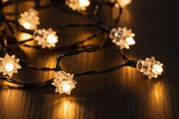Asiakkaiden Suosikki Jouluvalo valoketju 40 LED - Retro meripihka (8 m), Finnlumor đ