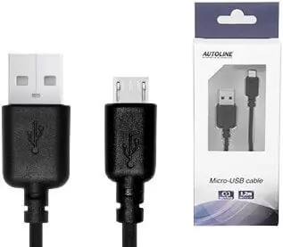 Latauskaapeli USB-A / Micro-USB, 2 m, Autoline đ Uusi Malli