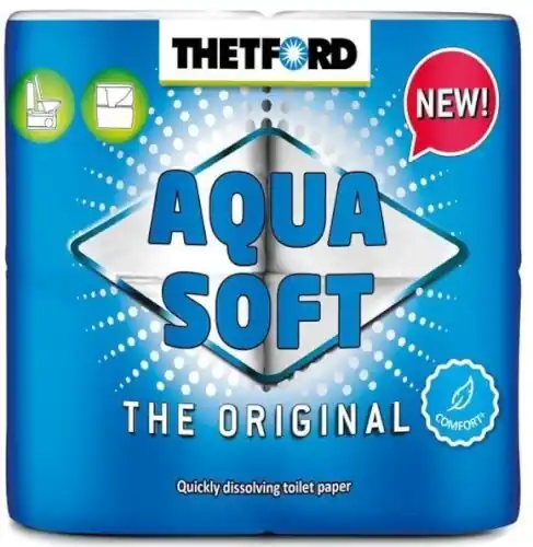 Aquasoft WC-paperi 4 rullaa, Thetford 🙂 Tarjous