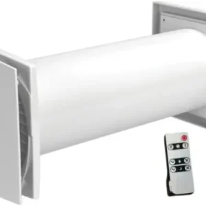 Uusi Malli Ilmanvaihtokone Reco 46 lämmön talteenotolla ja kosteusanturilla 120 mm, Cooltron 🙂