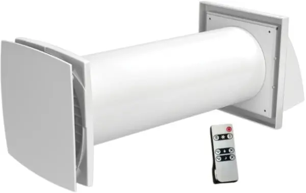 Uusi Malli Ilmanvaihtokone Reco 46 lämmön talteenotolla ja kosteusanturilla 120 mm, Cooltron 🙂