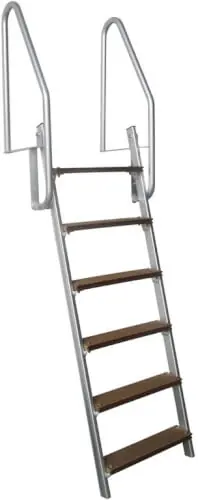 Päivän Tarjous Laituritikkaat käännettävät alumiinia, 6 askelmaa, Nordland 🙂