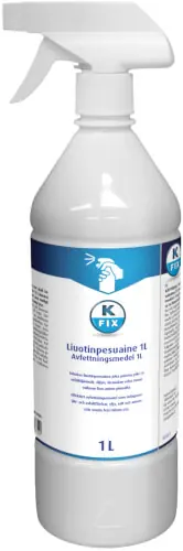 Uusi Malli Liuotinpesuaine 1 l, K-fix 🙂