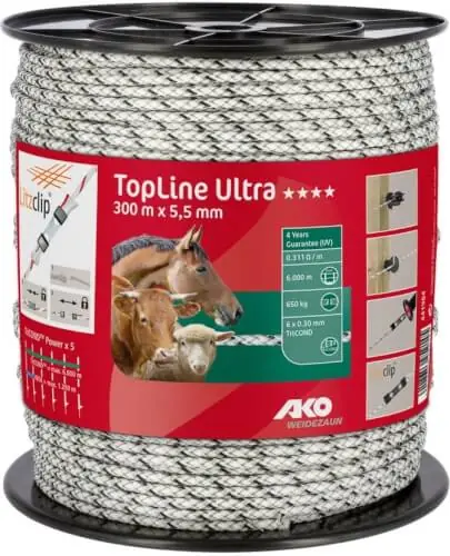 Aitalanka ToplLine Ultra 5,5 mm, 300 m, Ako đ Turvallinen Maksu