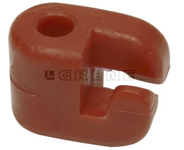Uusi Malli Eristin harjateräspylväälle 10 mm (100 kpl) 🙂