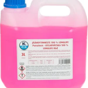 Halpa Jäähdytinneste punainen, 3 l, K-fix 🙂