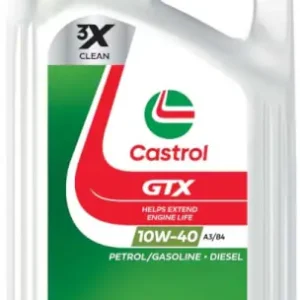 Moottoriöljy GTX 10W-40, 4 l, Castrol 🙂 Turvallinen Maksu