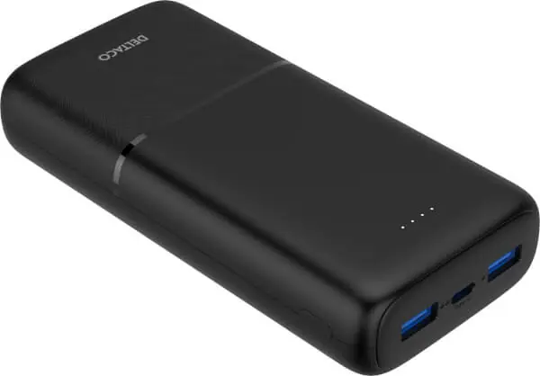 Osta Verkossa Varavirtalähde pikalatauksella 20000 mAh, Deltaco 🙂